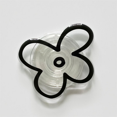 Drăguț cu flori de fluture negru, prindere pentru telefon Tok Griptok Korea Suport Inel pentru iPhone Accesorii Samsung Suport minunat pentru telefon