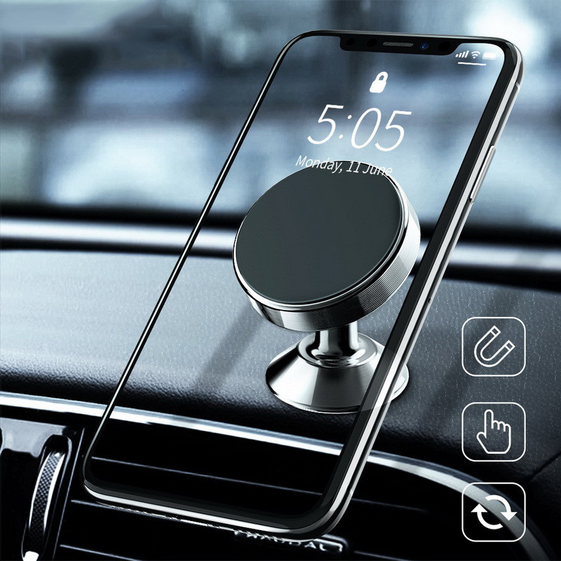 Magnetski držač za auto, držač za mobitel, stalak, magnet za montažu u automobilu za iPhone 13 12 Samsung Redmi Xiaomi