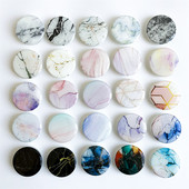 Sjajna mramorna tekstura Rastezljivo držanje Tok držač za telefon Preklopivi prsten za prst za iPhone 11 13 Podrška za Xiaomi