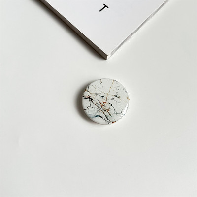 Sjajna mramorna tekstura Rastezljivo držanje Tok držač za telefon Preklopivi prsten za prst za iPhone 11 13 Podrška za Xiaomi