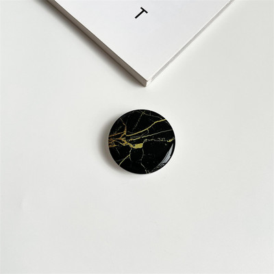 Sjajna mramorna tekstura Rastezljivo držanje Tok držač za telefon Preklopivi prsten za prst za iPhone 11 13 Podrška za Xiaomi