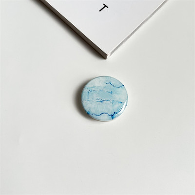 Sjajna mramorna tekstura Rastezljivo držanje Tok držač za telefon Preklopivi prsten za prst za iPhone 11 13 Podrška za Xiaomi