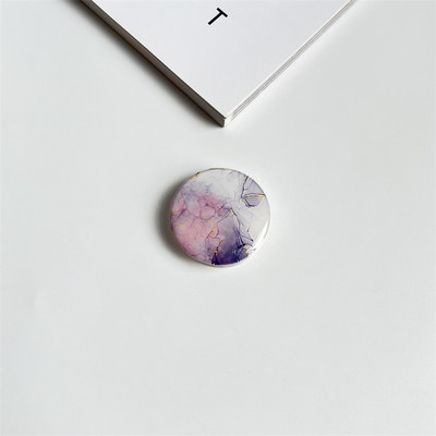 Sjajna mramorna tekstura Rastezljivo držanje Tok držač za telefon Preklopivi prsten za prst za iPhone 11 13 Podrška za Xiaomi