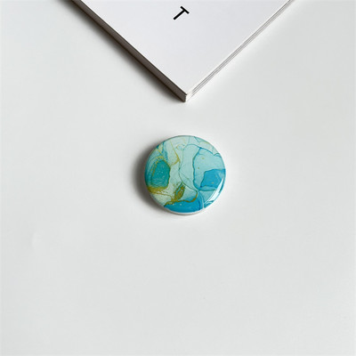 Sjajna mramorna tekstura Rastezljivo držanje Tok držač za telefon Preklopivi prsten za prst za iPhone 11 13 Podrška za Xiaomi