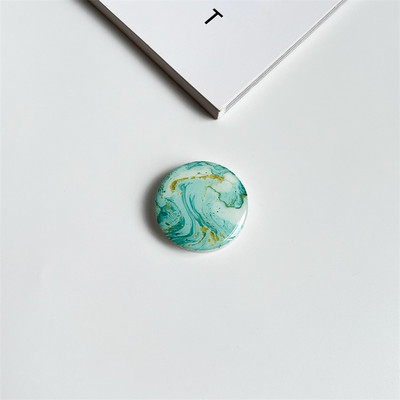 Sjajna mramorna tekstura Rastezljivo držanje Tok držač za telefon Preklopivi prsten za prst za iPhone 11 13 Podrška za Xiaomi