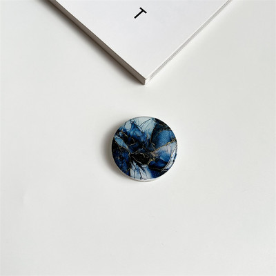 Sjajna mramorna tekstura Rastezljivo držanje Tok držač za telefon Preklopivi prsten za prst za iPhone 11 13 Podrška za Xiaomi