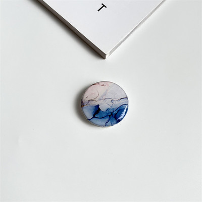 Sjajna mramorna tekstura Rastezljivo držanje Tok držač za telefon Preklopivi prsten za prst za iPhone 11 13 Podrška za Xiaomi