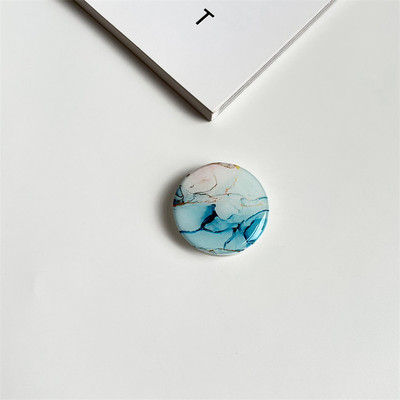 Sjajna mramorna tekstura Rastezljivo držanje Tok držač za telefon Preklopivi prsten za prst za iPhone 11 13 Podrška za Xiaomi