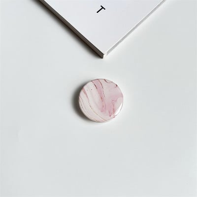 Sjajna mramorna tekstura Rastezljivo držanje Tok držač za telefon Preklopivi prsten za prst za iPhone 11 13 Podrška za Xiaomi