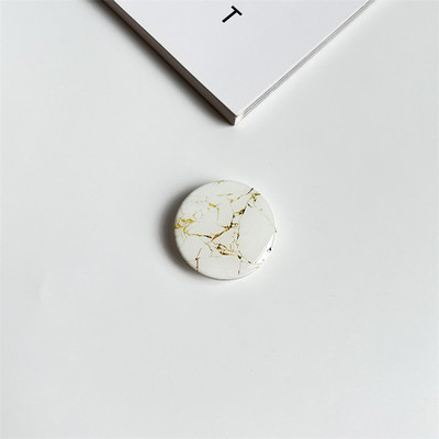 Sjajna mramorna tekstura Rastezljivo držanje Tok držač za telefon Preklopivi prsten za prst za iPhone 11 13 Podrška za Xiaomi