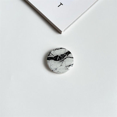 Sjajna mramorna tekstura Rastezljivo držanje Tok držač za telefon Preklopivi prsten za prst za iPhone 11 13 Podrška za Xiaomi