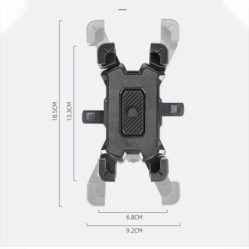 Nosač za navigaciju za bicikl motocikl četiri šape Nosač za mobilni telefon motocikl baterija auto automatsko zaključavanje upravljanje jednom rukom