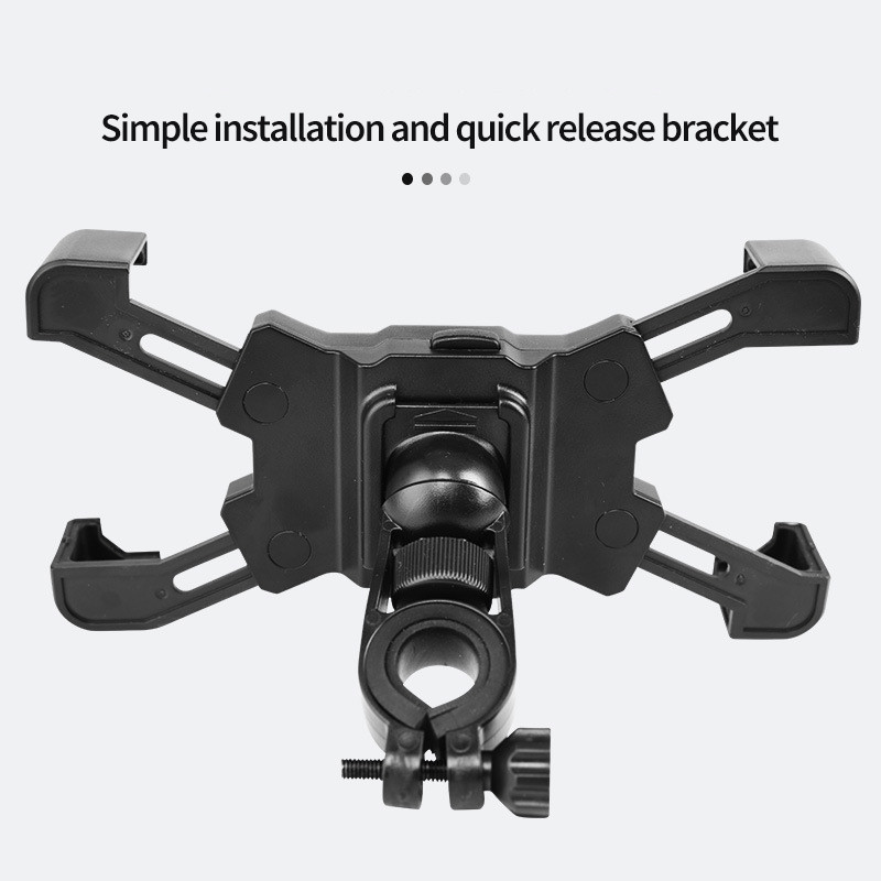 Nosač za navigaciju za bicikl motocikl četiri šape Nosač za mobilni telefon motocikl baterija auto automatsko zaključavanje upravljanje jednom rukom