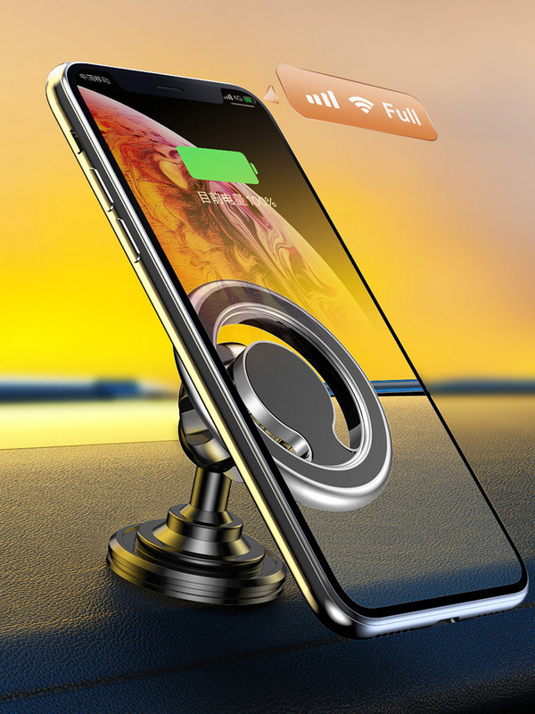 Držač magneta za telefon za iPhone 14 13 12 Pro Max Smarphone Univerzalni prsten Magsafe Nosač za mobilni telefon u automobilu, magnetski