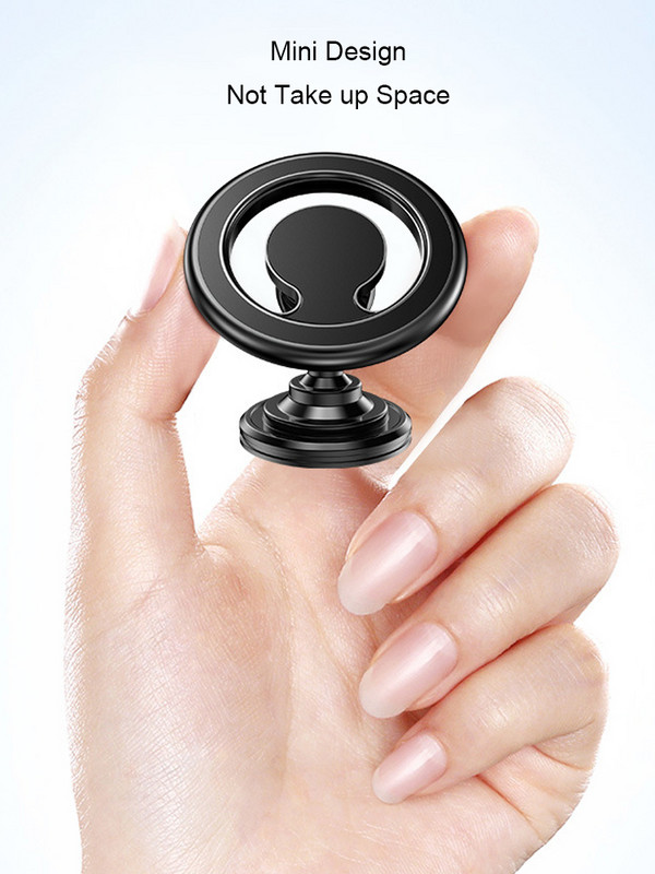 Držač magneta za telefon za iPhone 14 13 12 Pro Max Smarphone Univerzalni prsten Magsafe Nosač za mobilni telefon u automobilu, magnetski