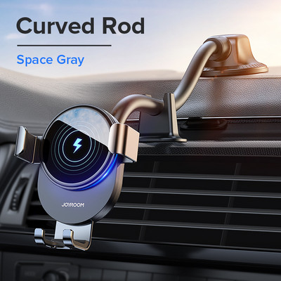 Suport pentru telefon auto Qi 15W Încărcător fără fir Suport pentru mașină Infraroșu inteligent pentru Suport aerisire Încărcător pentru mașină fără fir pentru iPhone Xiaomi