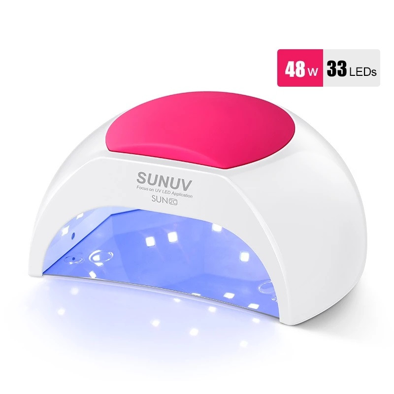 Lampă LED nouă pentru unghii pentru manichiură 48W Mașină de uscător de unghii Lampă UV pentru întărirea lacului de unghii cu gel UV cu afișaj LCD cu detectare a mișcării