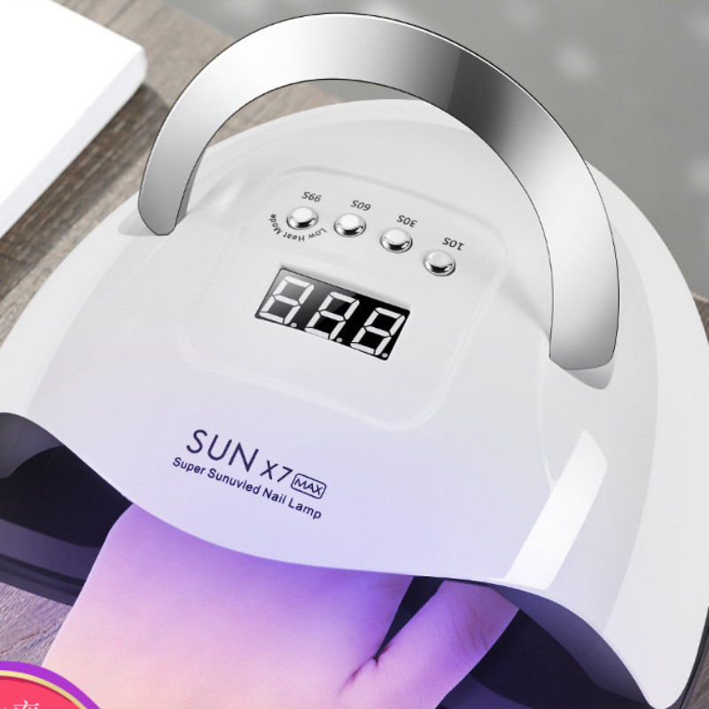 114/90/72/36W UV LED lampa za nokte Sušilo za nokte za manikuru Sušenje svih lakova za nokte s 30/60/90S tajmerom Automatski senzor LED prikaz vremena