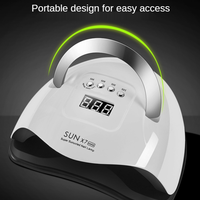 114/90/72/36W UV LED lampa za nokte Sušilo za nokte za manikuru Sušenje svih lakova za nokte s 30/60/90S tajmerom Automatski senzor LED prikaz vremena