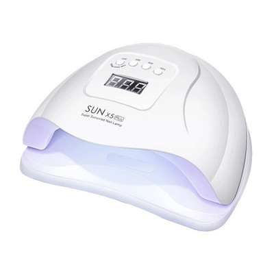 SUN X5 Max /SUN X5 PLUS UV LED-es körömlámpa érzékelővel, LCD kijelzővel Keményítő köröm géllakk manikűr eszköz 45 LED intelligens körömszárító