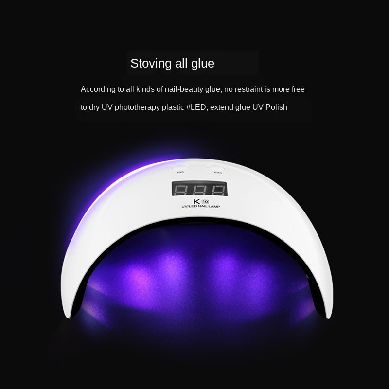 Svjetlo za manikuru Dvostruki izvor svjetla LED lampa za sunčanje Ljepilo za tretman UV svjetlom Inteligentna lampa za pečenje noktiju