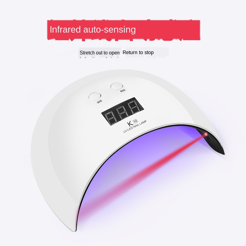 Svjetlo za manikuru Dvostruki izvor svjetla LED lampa za sunčanje Ljepilo za tretman UV svjetlom Inteligentna lampa za pečenje noktiju