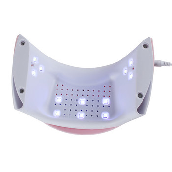 Protable UV LED Lamp Nail Dryer 12Pcs LEDs Light 60S/120S Timer Curing Nail Polish Gel Nail Machine Mini Lamp Art Tools