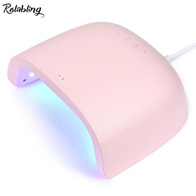 36 W UV lámpa körömszárítóhoz LED lámpa manikűrhöz kötő gél körömlakk mozgásérzékelős körömszalon eszközökkel