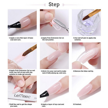 Poly Nail Extension Gel Nail Kit All For Manicure Σετ Ακρυλικό Solution /LED Builder Nail Gel Polish For Nail Art Design