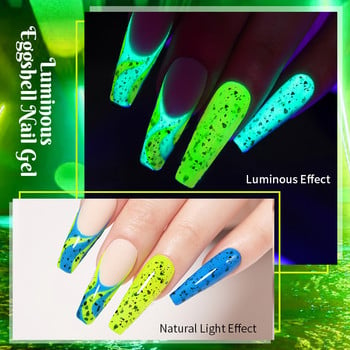 LILYCUTE 20 τμχ/Σετ Neon Eggshell Gel Βερνίκι Νυχιών Σετ 9D Reflective Fluorescent Cat Magnetic Gel Soak Off UV Nail Gel Varnish Kit