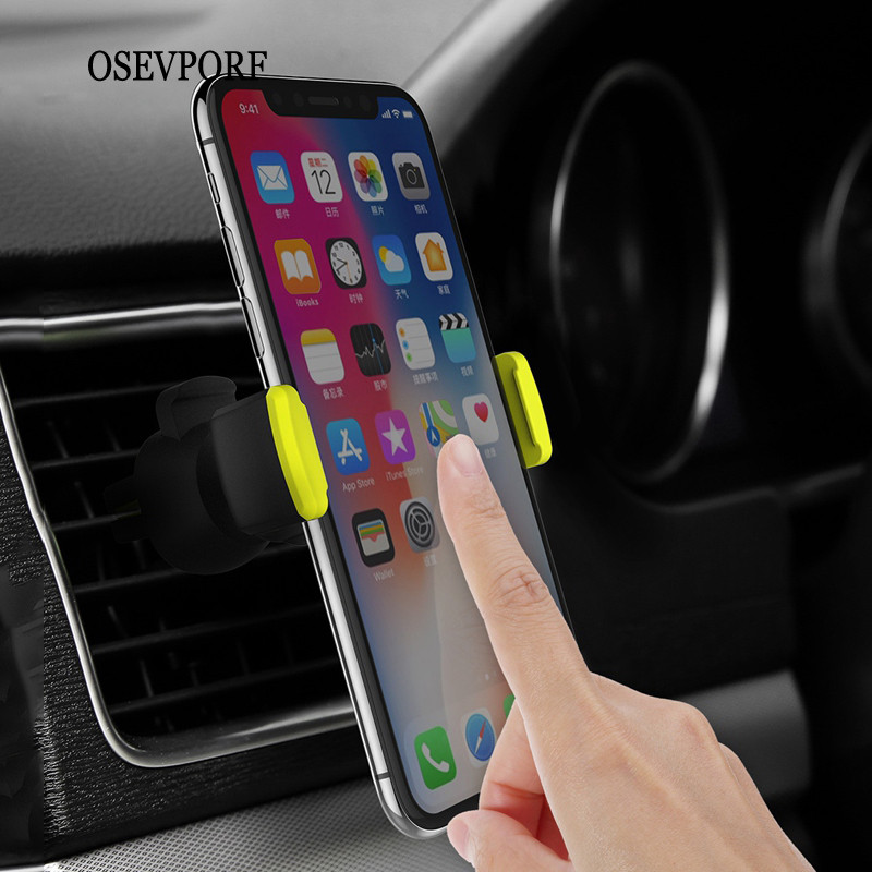 Autós tartó iPhone 13 12 11 X telefonhoz tartó 360-as autóban Forgatható légszellőző tartó autós telefontartó Mobiltelefon tartó állvány