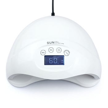 48W Nail Dryer Lamp LED UV Nail Dual Hands Lamp Curing for UV Gel βερνίκι νυχιών DFDF