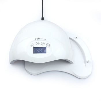 48W Nail Dryer Lamp LED UV Nail Dual Hands Lamp Curing for UV Gel βερνίκι νυχιών DFDF