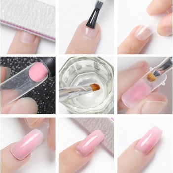 Ακρυλικό Gel Polish Poly UV Gel Kit All for Manicure Gel επέκτασης νυχιών Σετ Slip Solution Builder Nail Art Tool Design Fingertip