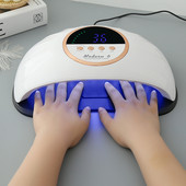 Pro UV LED lámpa nagy LCD képernyős körömszárító gép géllakk körömlámpákhoz 51/42 LED Gyorsan száradó Auto Sense Nail Art eszközök