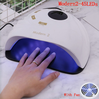 Pro UV LED lámpa nagy LCD képernyős körömszárító gép géllakk körömlámpákhoz 51/42 LED Gyorsan száradó Auto Sense Nail Art eszközök