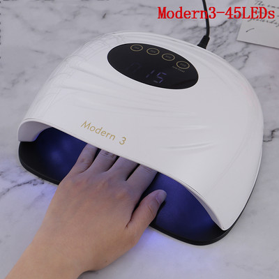 Pro UV LED lámpa nagy LCD képernyős körömszárító gép géllakk körömlámpákhoz 51/42 LED Gyorsan száradó Auto Sense Nail Art eszközök