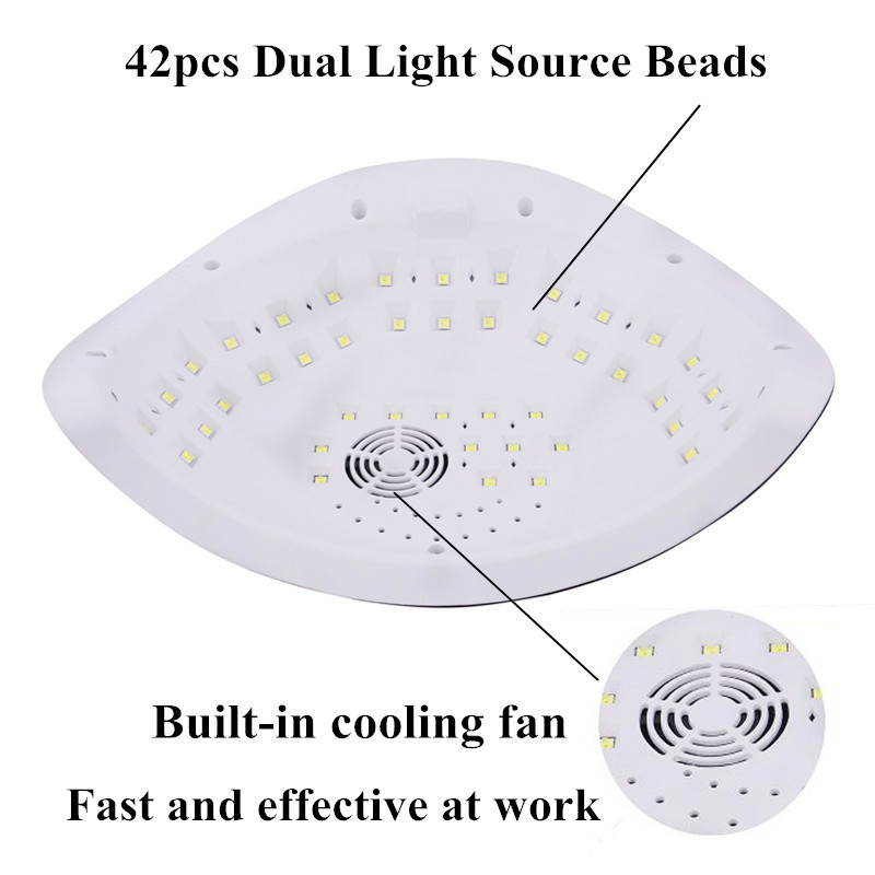 Pro UV LED lámpa nagy LCD képernyős körömszárító gép géllakk körömlámpákhoz 51/42 LED Gyorsan száradó Auto Sense Nail Art eszközök