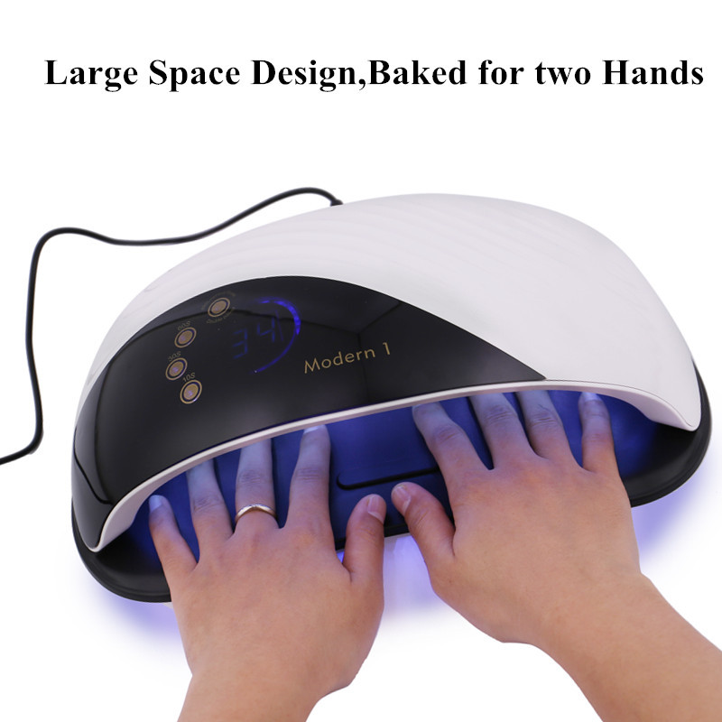 Pro UV LED lámpa nagy LCD képernyős körömszárító gép géllakk körömlámpákhoz 51/42 LED Gyorsan száradó Auto Sense Nail Art eszközök