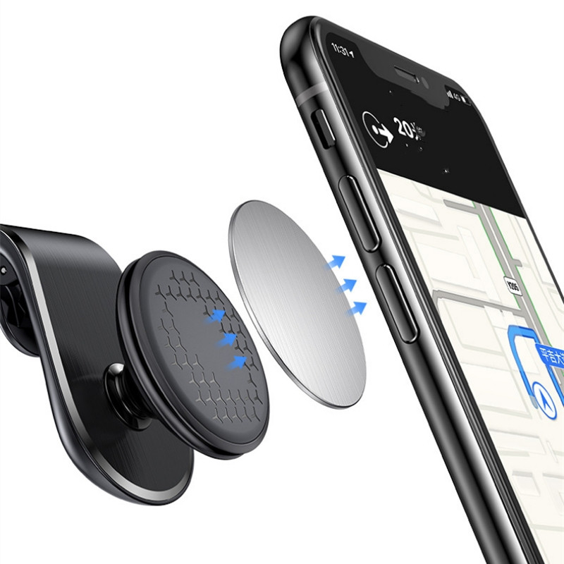 Magnetski držač za telefon u automobilu Okretni magnetni držač Univerzalni stalak za telefon GPS podrška za Xiaomi Huawei iPhone Samsung stalak u automobilu