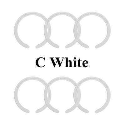 6 tk rõngas Magsafe magnetilise juhtmevaba laadija jaoks iphone 14 Pro Max 13 12 mini universaalse metallist kleebisega magnetiga auto hoidiku plaat