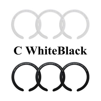 6 tk rõngas Magsafe magnetilise juhtmevaba laadija jaoks iphone 14 Pro Max 13 12 mini universaalse metallist kleebisega magnetiga auto hoidiku plaat