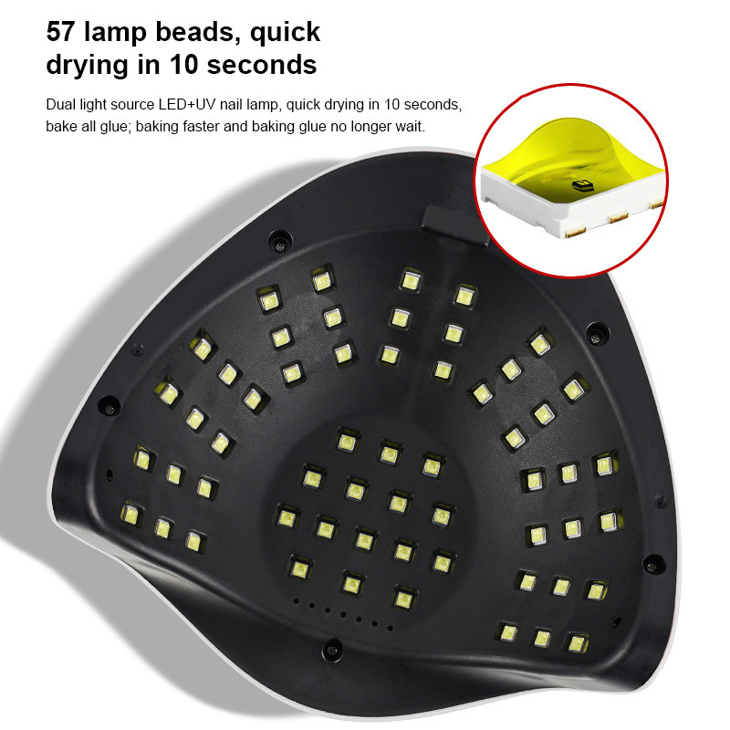 UV gelio kepimo lemputė, skirta džiovinti visus gelinius nagų nagų džiovintuvus 220 W 4 greičių LED nagų lempos lakas su judesio jutimo manikiūro salono įrankiu