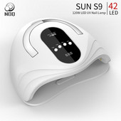 NOQ Sun S9 LED lampa za nokte Stroj s 42 kom LEDs Max84W UV LED lampa za manikuru noktiju Sušilica za sušenje laka za nokte Alati za nail art