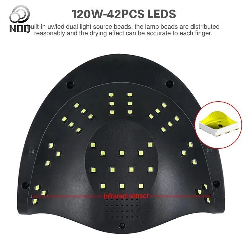 NOQ Sun S9 LED lampa za nokte Stroj s 42 kom LEDs Max84W UV LED lampa za manikuru noktiju Sušilica za sušenje laka za nokte Alati za nail art