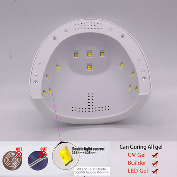 Sunone x 36W Professional Μανικιούρ LED UV Lamp Στεγνωτήρας νυχιών για μηχανή UV LED Gel