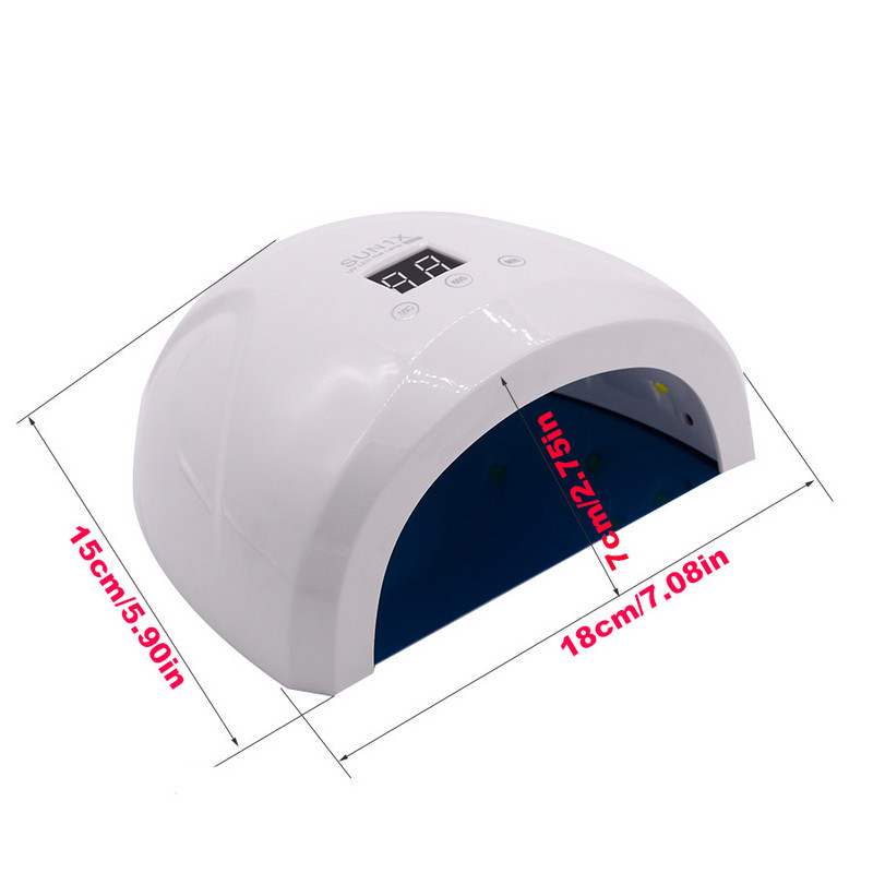Sunone x 36W Professzionális manikűr LED UV lámpás körömszárító UV LED gél géphez