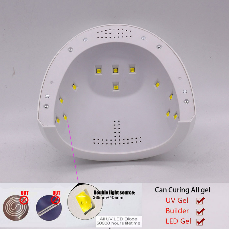 Sunone x 36W Professzionális manikűr LED UV lámpás körömszárító UV LED gél géphez