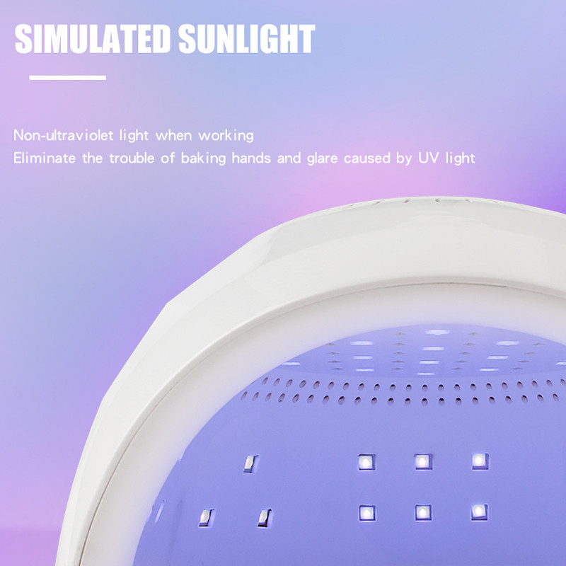Uscător de unghii cu lampă UV cu LED-uri 84W, totul pentru mașină de manichiură, cu 42 de bucăți LED-uri cu uscare rapidă, lac cu gel UV, echipament pentru unghii