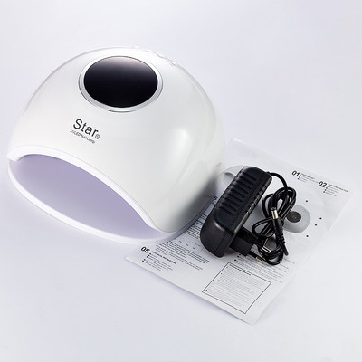 Legújabb 72 W-os körömszárító UV LED lámpa LCD kijelző 33 LED szárító automata érzékelős UV lámpa kötő gél lakk köröm manikűr eszközökhöz